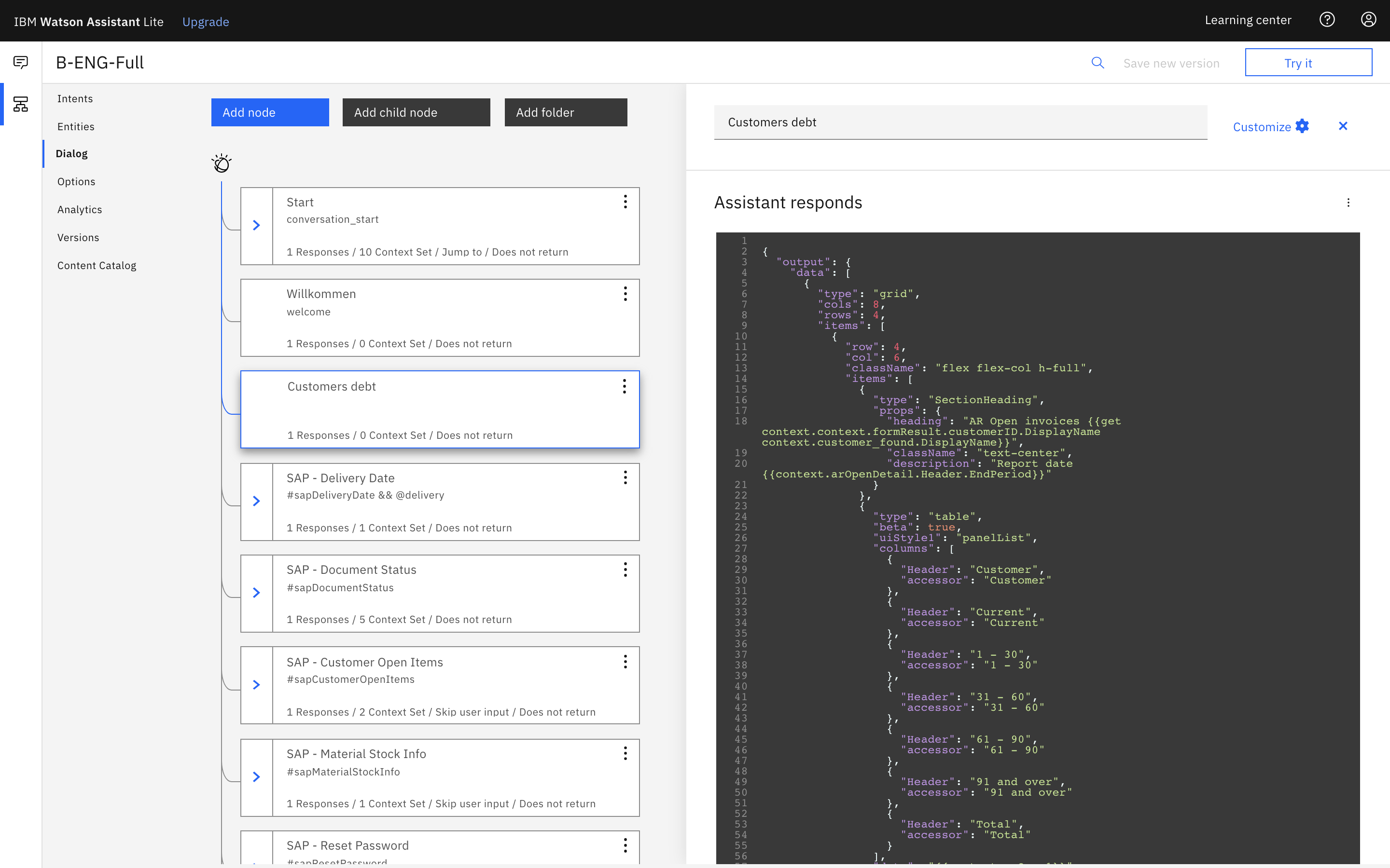 Hala developer mode